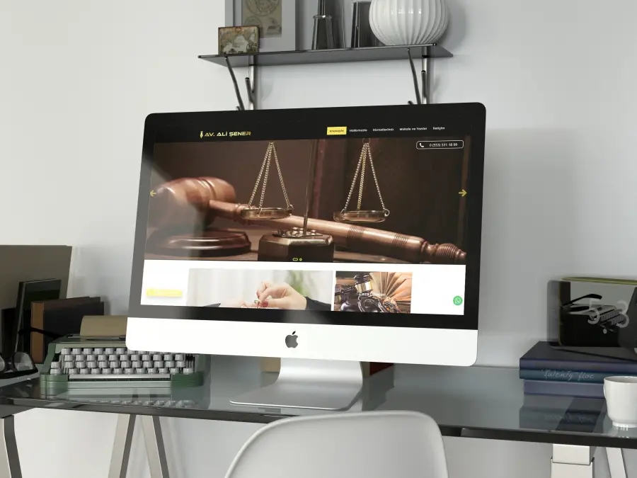 Gaziantep Web Site Tasarımı – Avukat Ali Şener